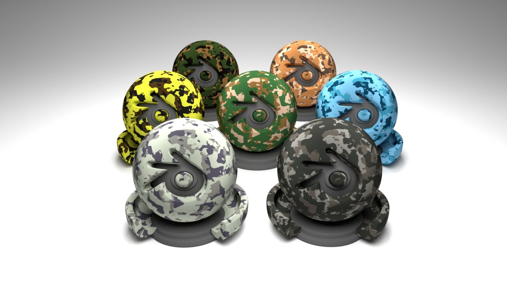 Camouflage Materials for Cycles preview image 1